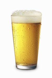Pint glass of Beer