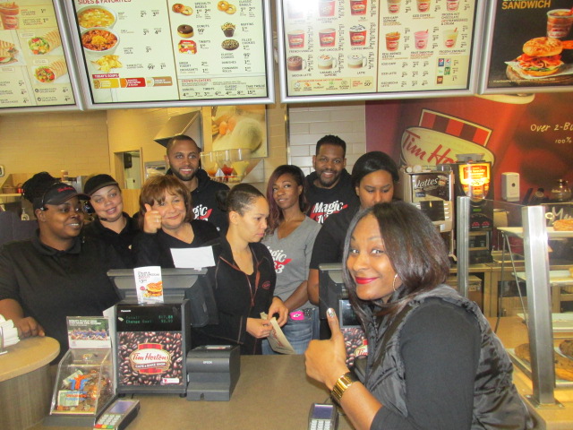 Tom Joyner & The Morning Show at Tim Hortons