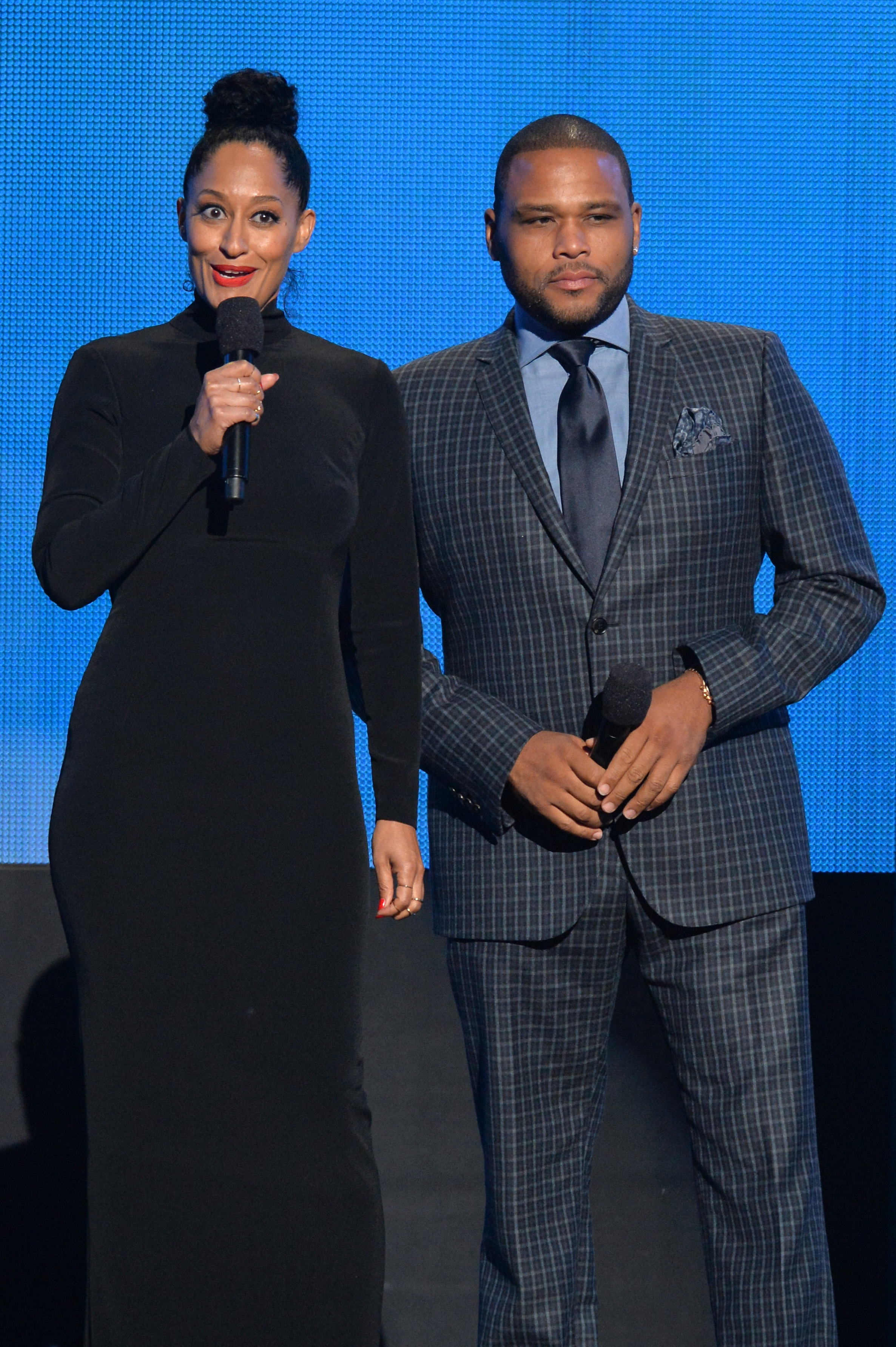 Tracee Ellis Ross and Anthony Anderson at 2014 American Music Awards - Show