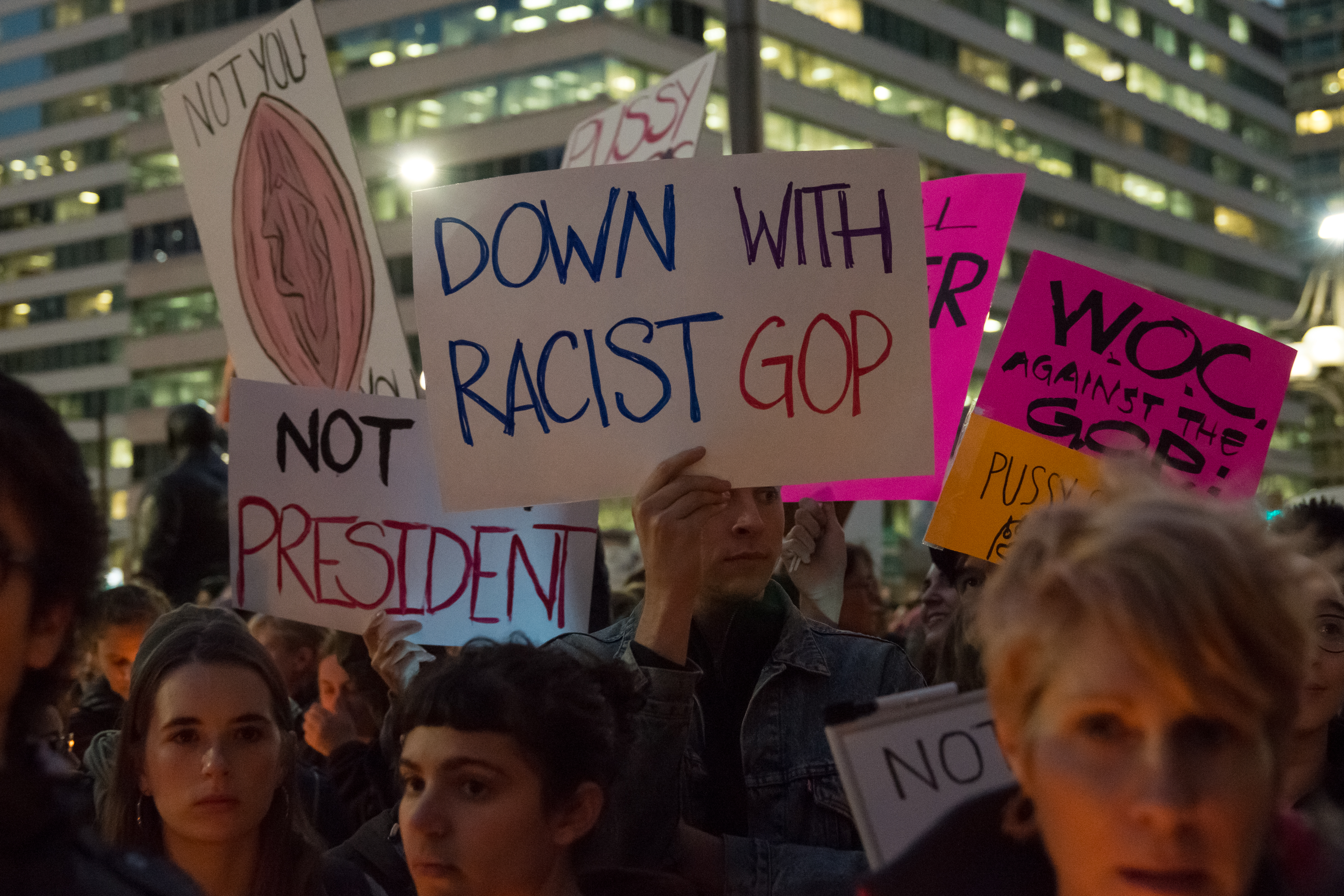 Two days after the U.S. Presidential election, demonstrators...