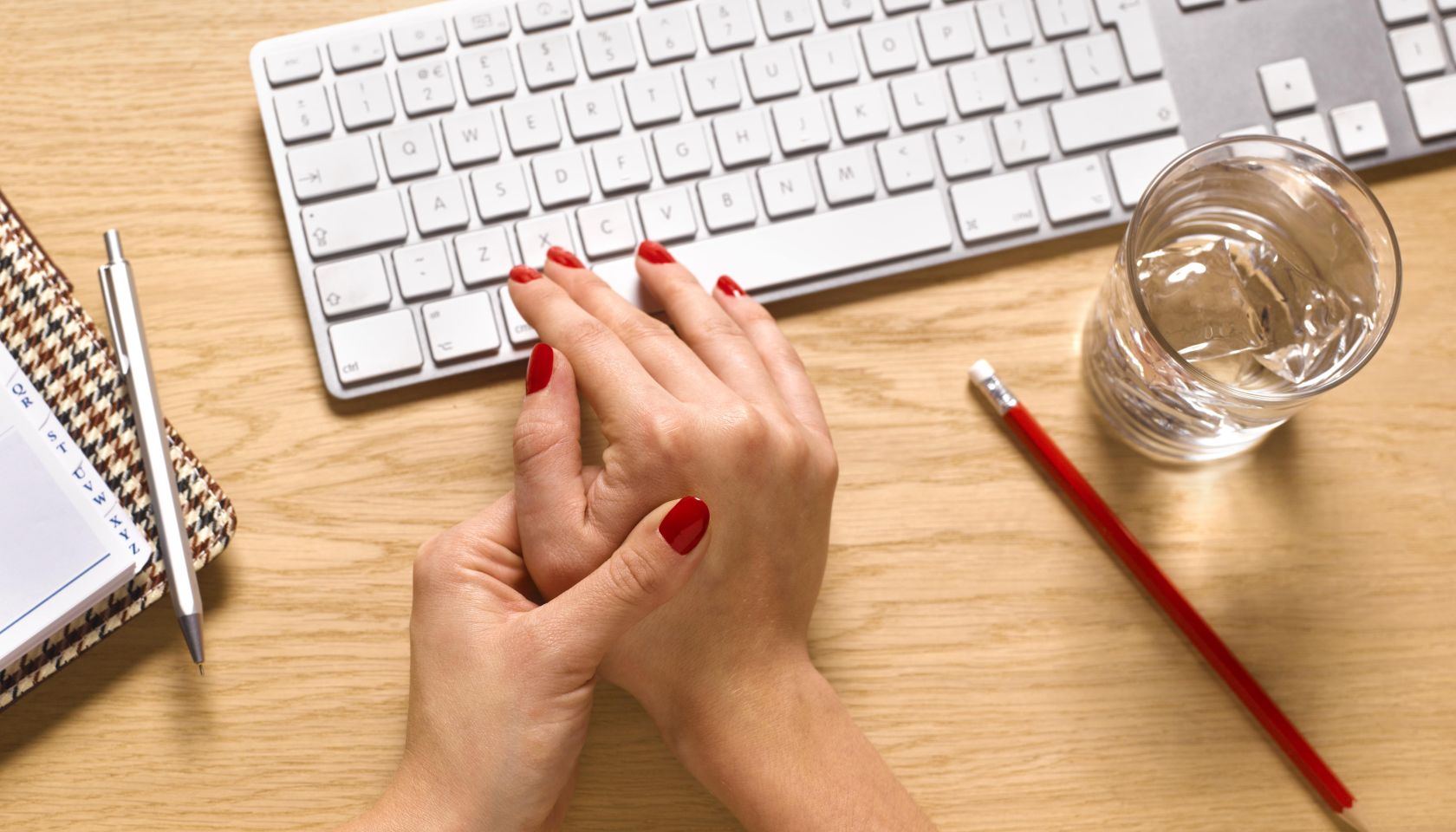 Computer keyboard and repetitive strain injury