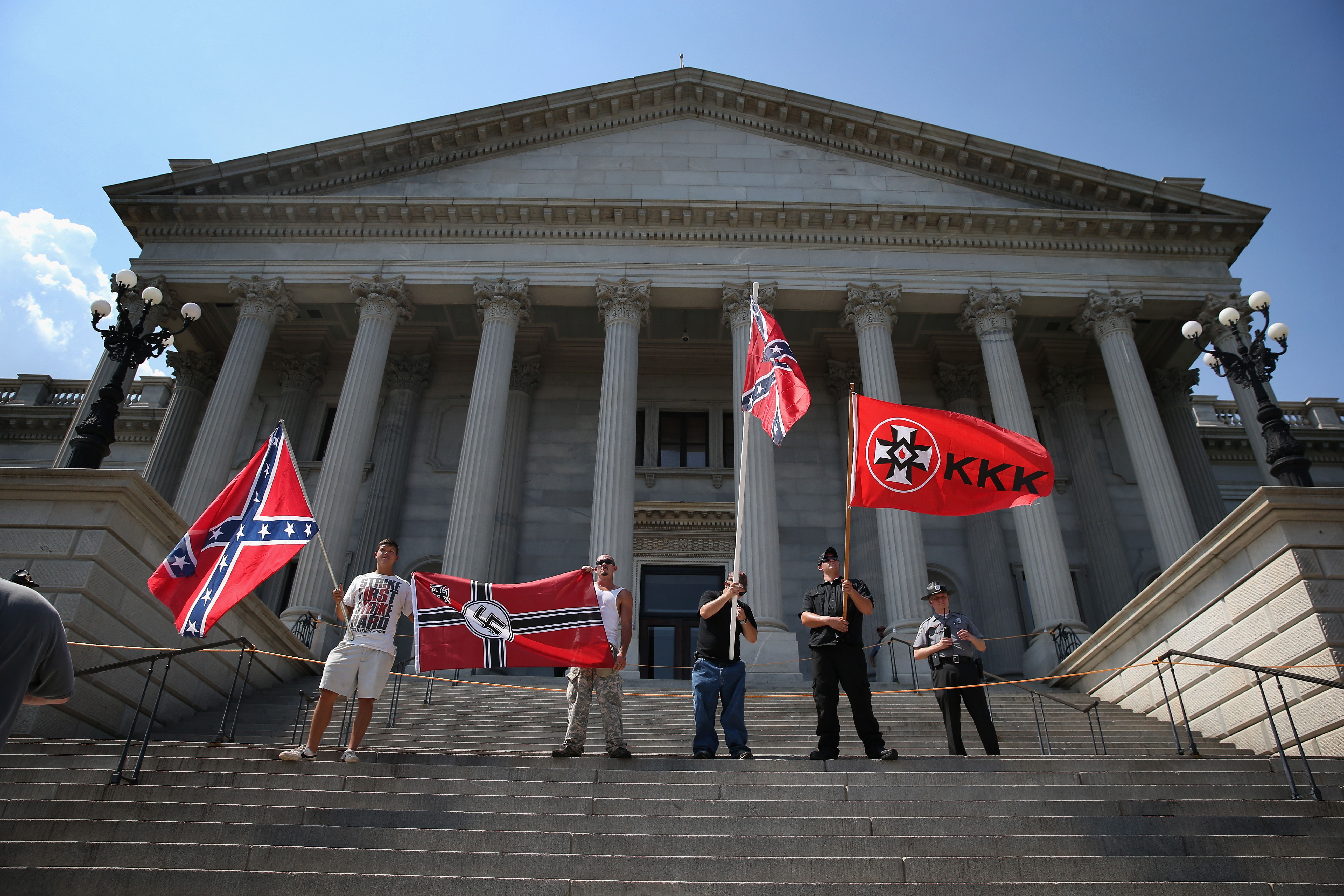 Ku Klux Klan Holds Rally Outside South Carolina Statehouse