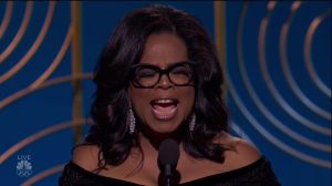 The 75th Golden Globe Awards with host Seth Meyers as seen on NBC.
