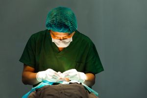 surgeon in operating room