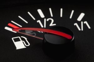 Detail of a fuel gauge