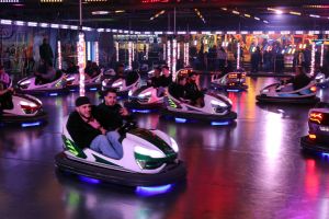 Bumper cars at Oktoberfest 2018