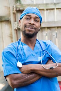 Afro caribbean doctor