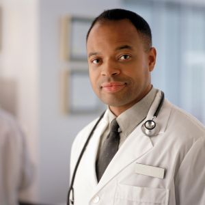 Doctor smiling