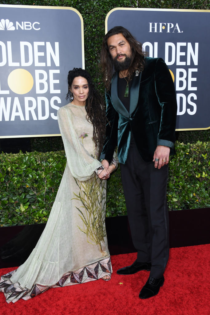 Lisa Bonet in Fendi and Jason Momoa
