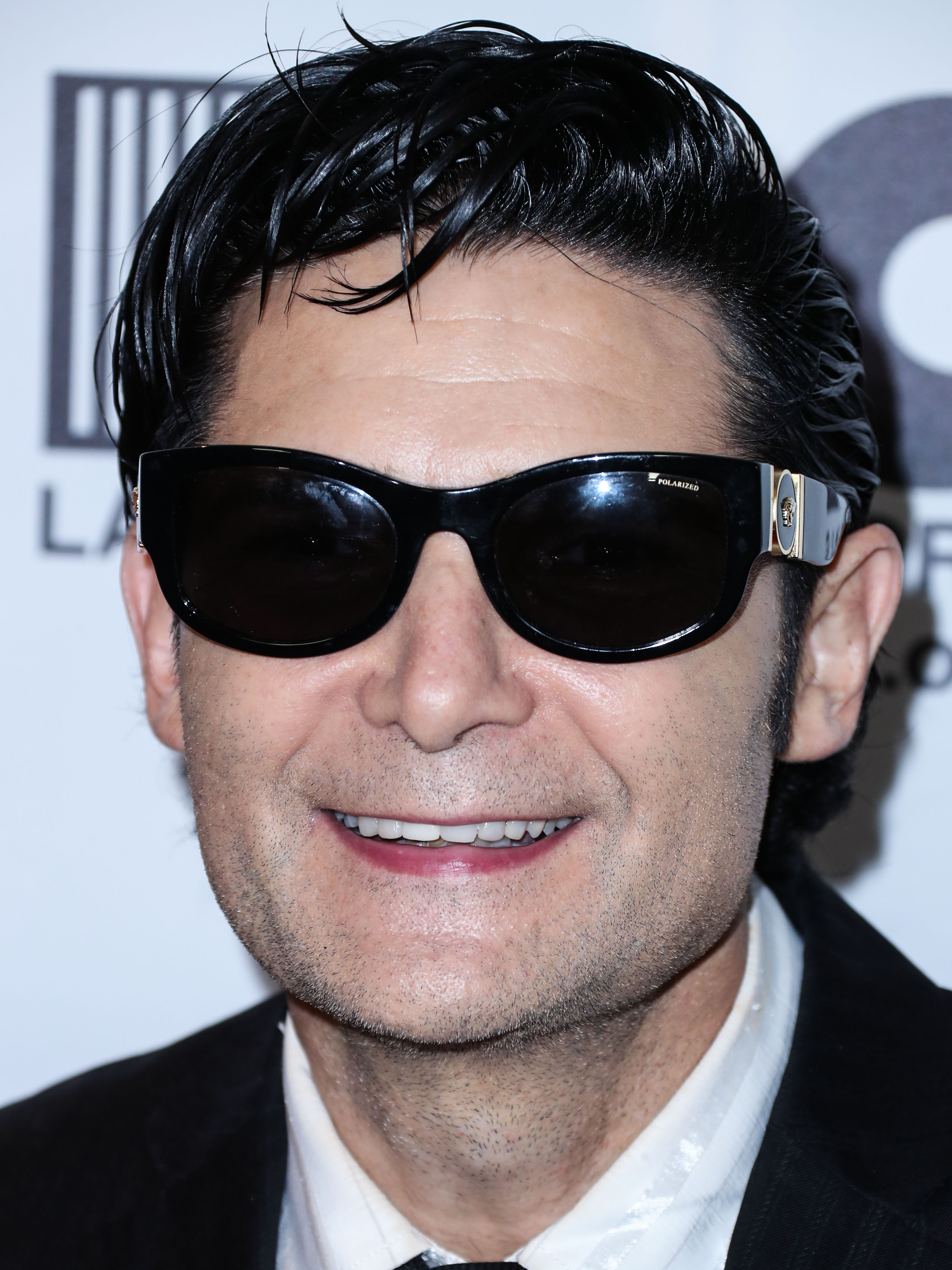 Corey Feldman arrives at the Last Chance For Animals' 35th Anniversary Gala held at The Beverly Hilton Hotel on October 19, 2019 in Beverly Hills, Los Angeles, California, United States.