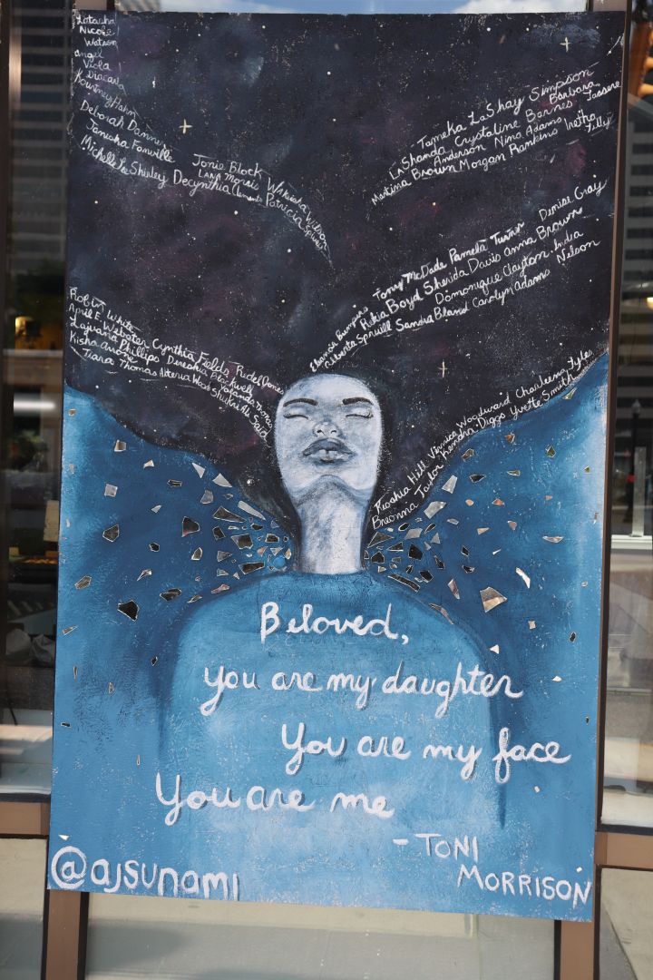 Columbus Protest Art for George Floyd and Black Lives Matter