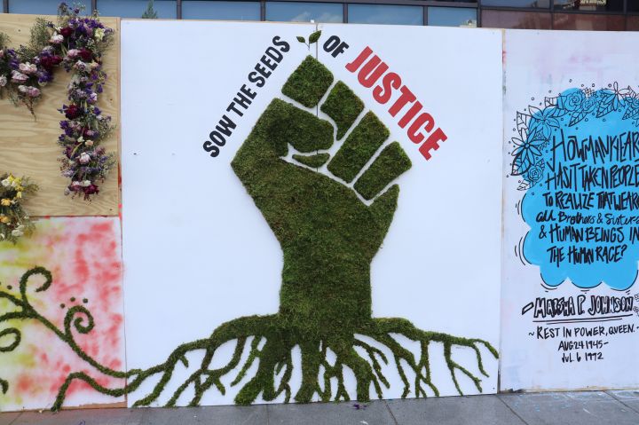 Columbus Protest Art for George Floyd and Black Lives Matter