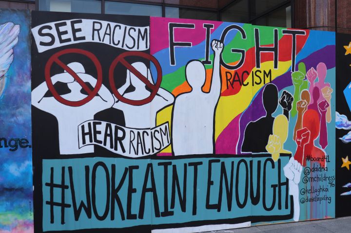 Columbus Protest Art for George Floyd and Black Lives Matter