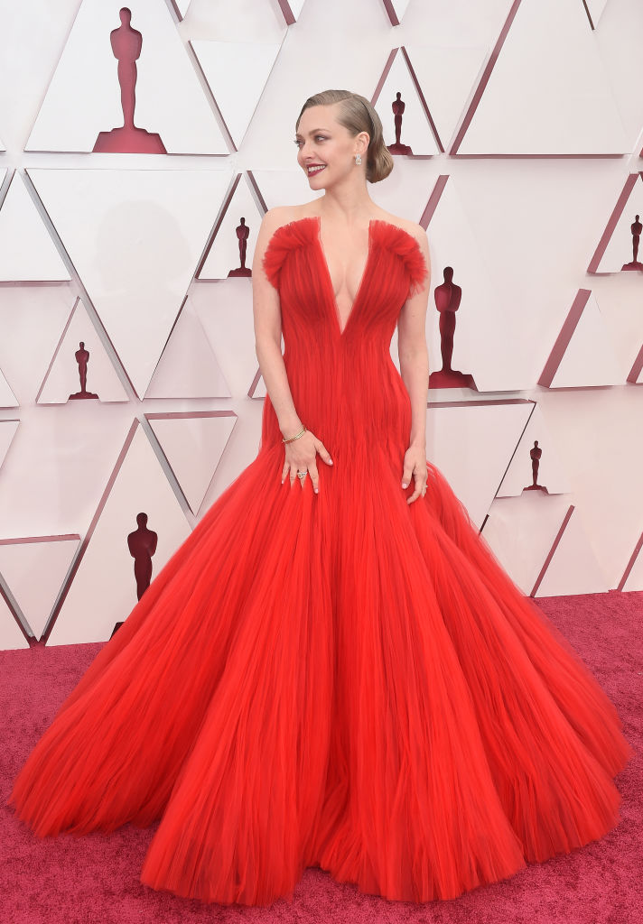 Amanda Seyfried in Armani Prive