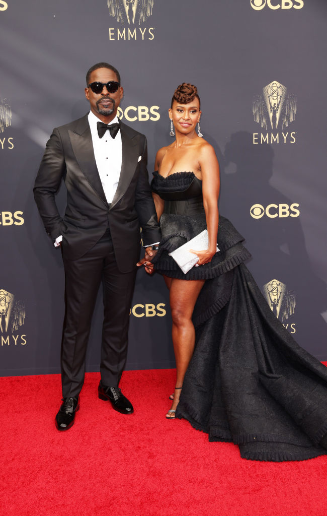 All the Lewks & Hot Mess from the 2021 Emmy Red Carpet: Sterling K. Brown and Ryan Michelle Bathe