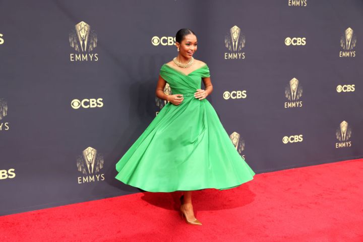 All the Lewks & Hot Mess from the 2021 Emmy Red Carpet: Yara Shahidi