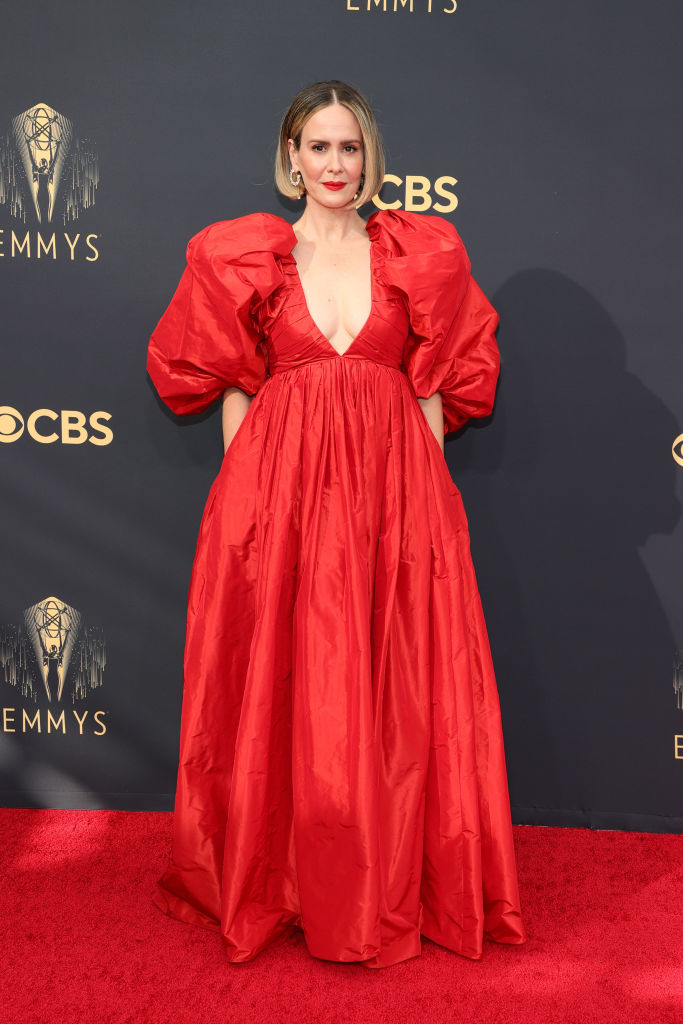 All the Lewks & Hot Mess from the 2021 Emmy Red Carpet: Sarah Paulson