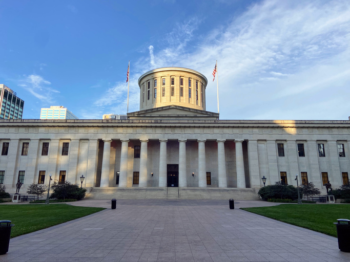 Ohio State Capitol Building in Columbus