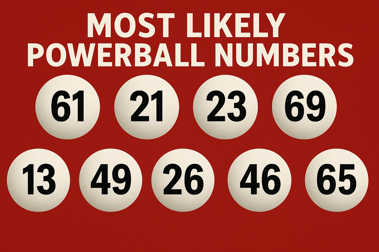 Powerball Numbers