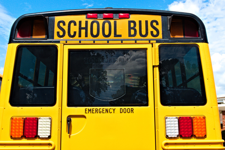 Back of a School Bus