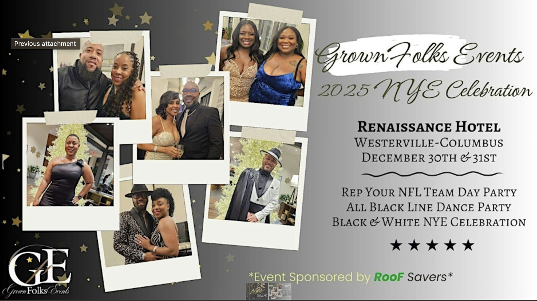 Grown Folks Events NYE 2025